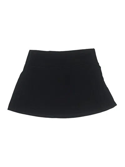 Pre-owned Lululemon Athletica Active Skort In Black