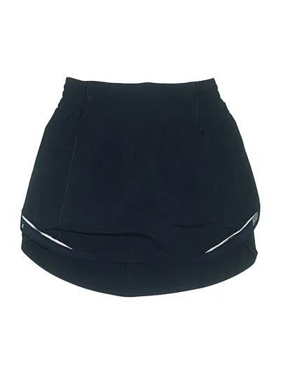 Pre-owned Lululemon Athletica Active Skort In Blue