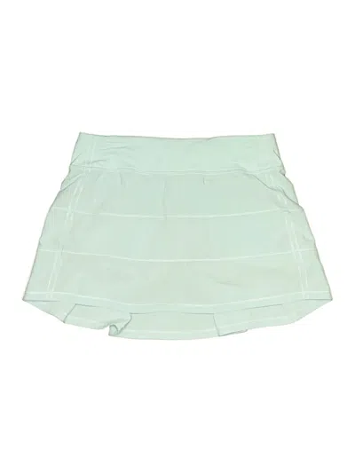 Pre-owned Lululemon Athletica Active Skort In Blue