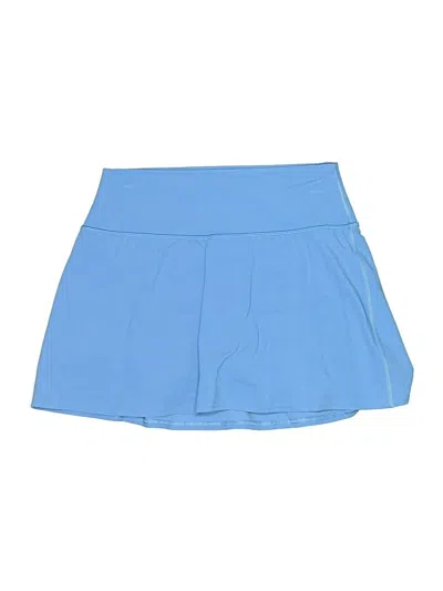 Pre-owned Lululemon Athletica Active Skort In Blue