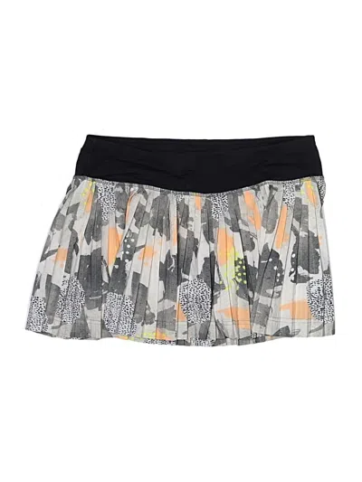 Pre-owned Lululemon Athletica Active Skort In Gray