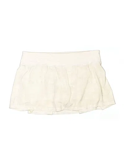 Pre-owned Lululemon Athletica Active Skort In Ivory