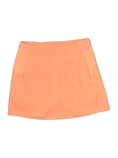 Pre-owned Lululemon Athletica Active Skort In Orange