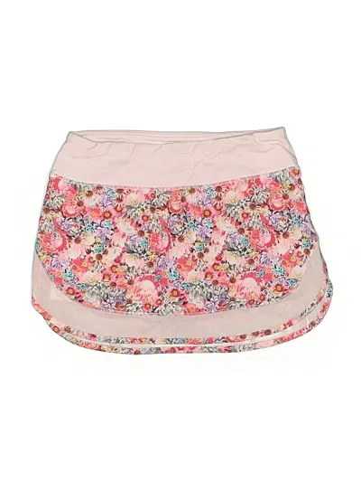 Pre-owned Lululemon Athletica Active Skort In Pink