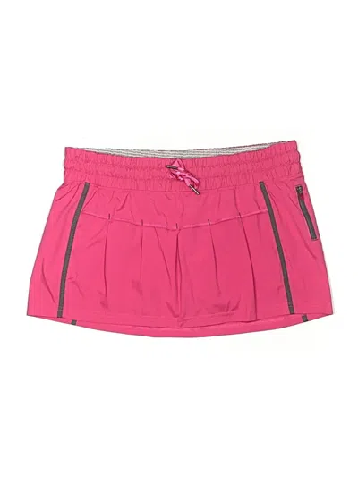 Pre-owned Lululemon Athletica Active Skort In Pink