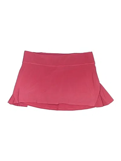 Pre-owned Lululemon Athletica Active Skort In Pink