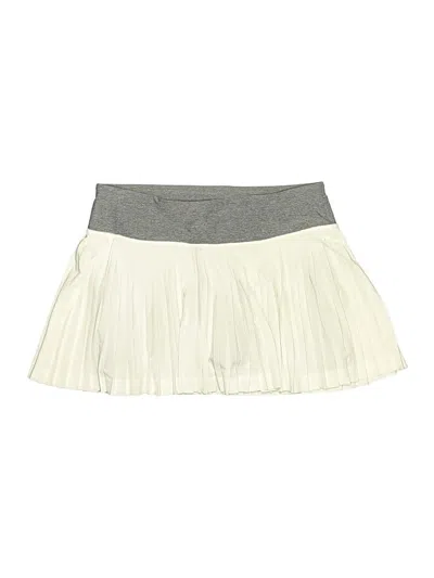 Pre-owned Lululemon Athletica Active Skort In White