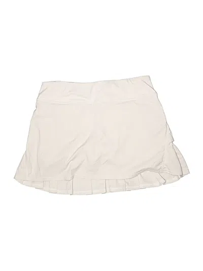 Pre-owned Lululemon Athletica Active Skort In White