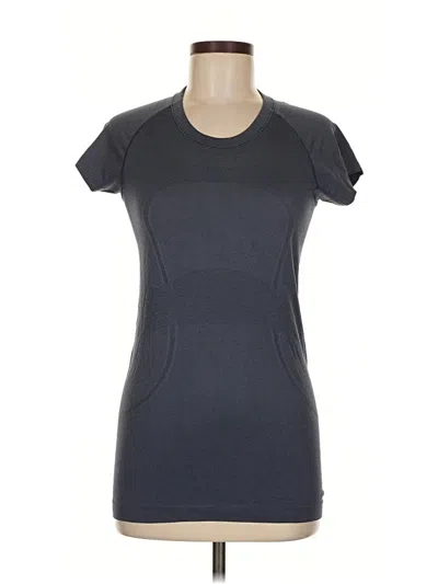 Pre-owned Lululemon Athletica Active T-shirt In Blue
