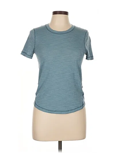 Pre-owned Lululemon Athletica Active T-shirt In Blue