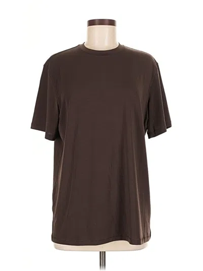 Pre-owned Lululemon Athletica Active T-shirt In Brown
