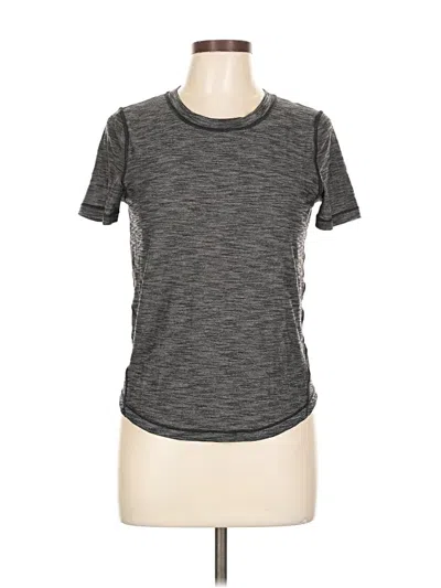 Pre-owned Lululemon Athletica Active T-shirt In Gray