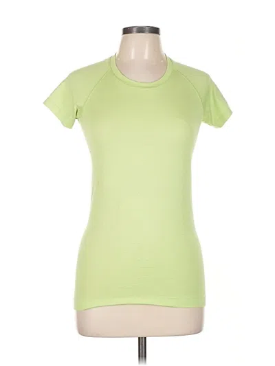 Pre-owned Lululemon Athletica Active T-shirt In Green