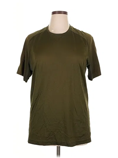 Pre-owned Lululemon Athletica Active T-shirt In Green
