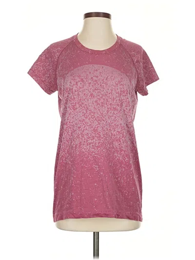 Pre-owned Lululemon Athletica Active T-shirt In Pink