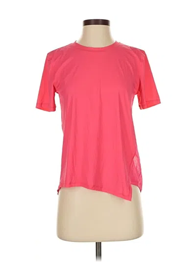 Pre-owned Lululemon Athletica Active T-shirt In Pink