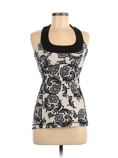Pre-owned Lululemon Athletica Active Tank Top In Black
