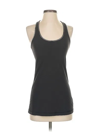Pre-owned Lululemon Athletica Active Tank Top In Black