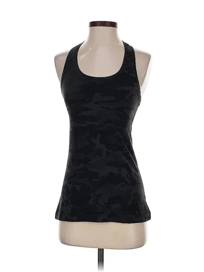 Pre-owned Lululemon Athletica Active Tank Top In Black