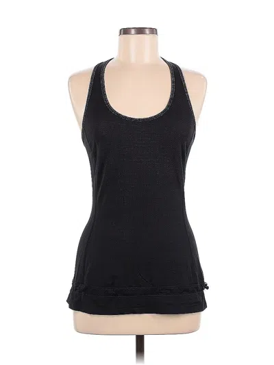 Pre-owned Lululemon Athletica Active Tank Top In Black