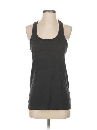 Pre-owned Lululemon Athletica Active Tank Top In Black