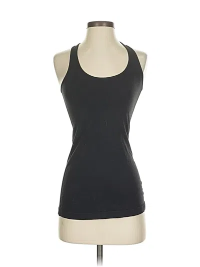 Pre-owned Lululemon Athletica Active Tank Top In Black