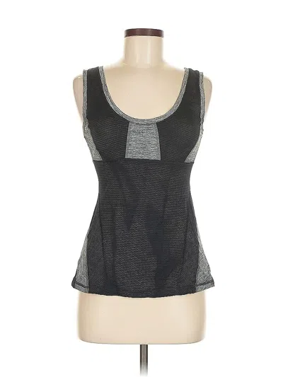 Pre-owned Lululemon Athletica Active Tank Top In Black