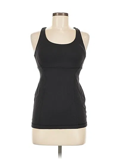 Pre-owned Lululemon Athletica Active Tank Top In Black