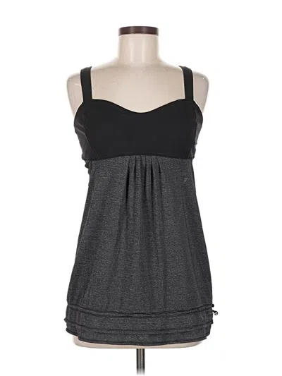 Pre-owned Lululemon Athletica Active Tank Top In Black