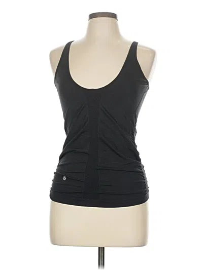 Pre-owned Lululemon Athletica Active Tank Top In Black