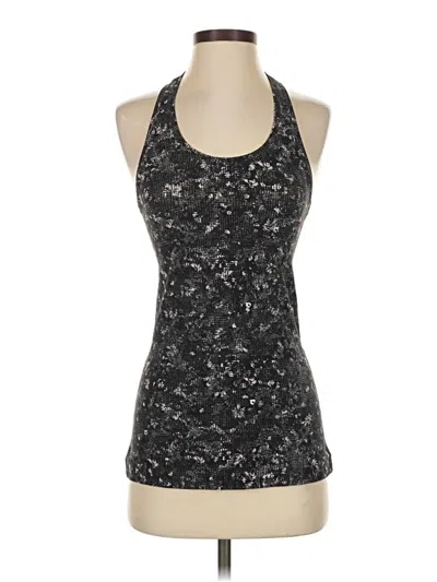 Pre-owned Lululemon Athletica Active Tank Top In Black