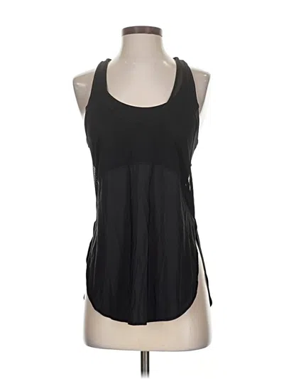 Pre-owned Lululemon Athletica Active Tank Top In Black