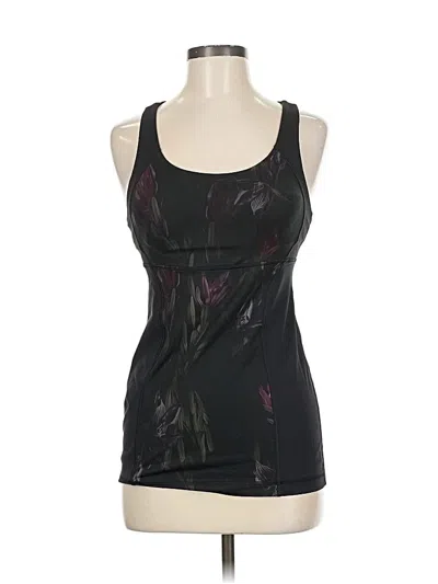 Pre-owned Lululemon Athletica Active Tank Top In Black