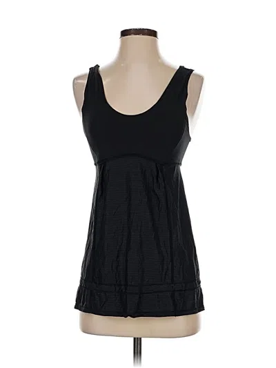 Pre-owned Lululemon Athletica Active Tank Top In Black