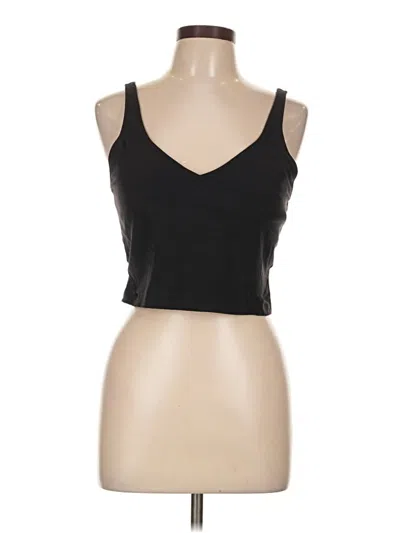 Pre-owned Lululemon Athletica Active Tank Top In Black