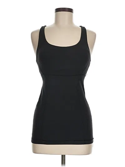 Pre-owned Lululemon Athletica Active Tank Top In Black