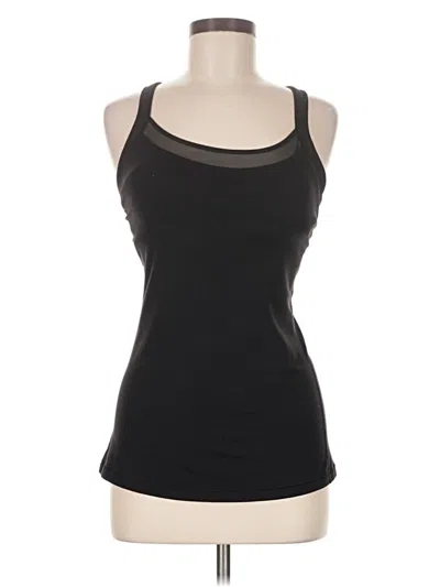Pre-owned Lululemon Athletica Active Tank Top In Black