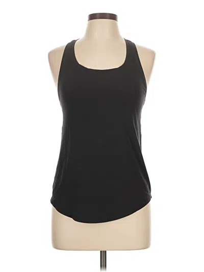 Pre-owned Lululemon Athletica Active Tank Top In Black