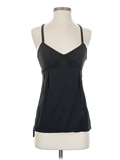 Pre-owned Lululemon Athletica Active Tank Top In Black