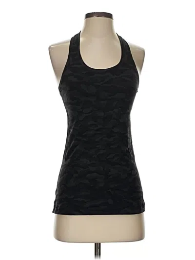 Pre-owned Lululemon Athletica Active Tank Top In Black