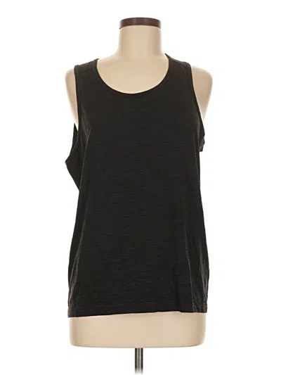 Pre-owned Lululemon Athletica Active Tank Top In Black