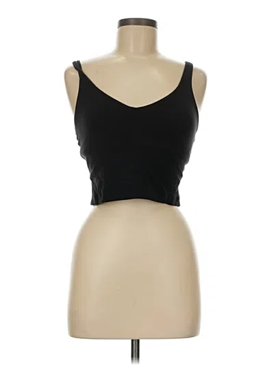 Pre-owned Lululemon Athletica Active Tank Top In Black