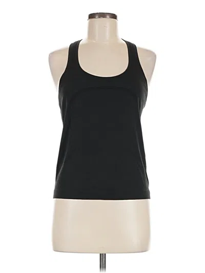 Pre-owned Lululemon Athletica Active Tank Top In Black