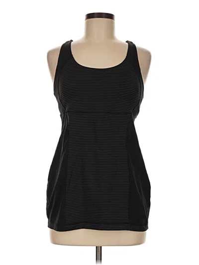 Pre-owned Lululemon Athletica Active Tank Top In Black