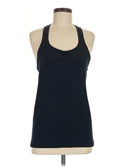 Pre-owned Lululemon Athletica Active Tank Top In Black