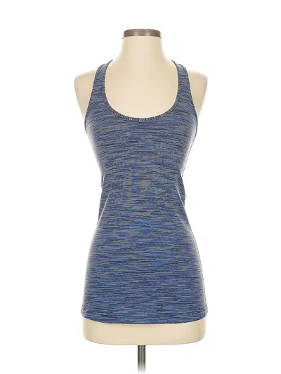 Pre-owned Lululemon Athletica Active Tank Top In Blue