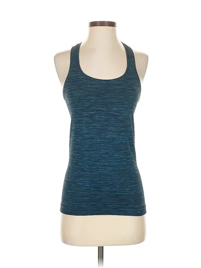 Pre-owned Lululemon Athletica Active Tank Top In Blue
