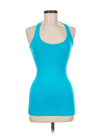 Pre-owned Lululemon Athletica Active Tank Top In Blue