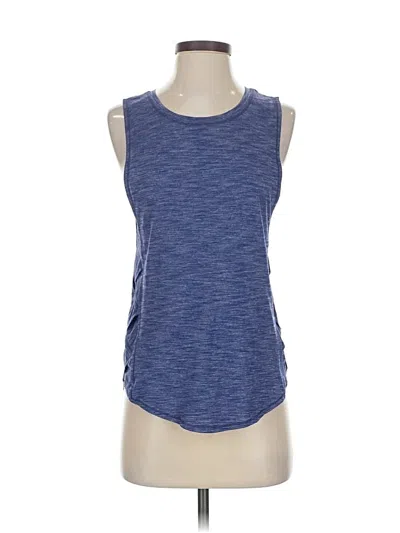 Pre-owned Lululemon Athletica Active Tank Top In Blue