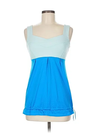 Pre-owned Lululemon Athletica Active Tank Top In Blue